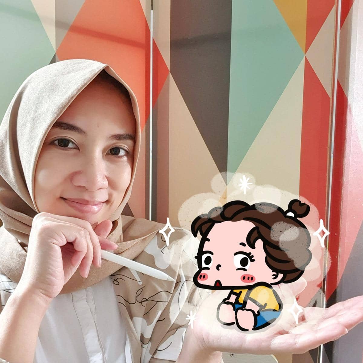 Floresiana Yasmin Indriasti, ilustrator dan founder Komik Ibu (dok. Floresiana Yasmin)