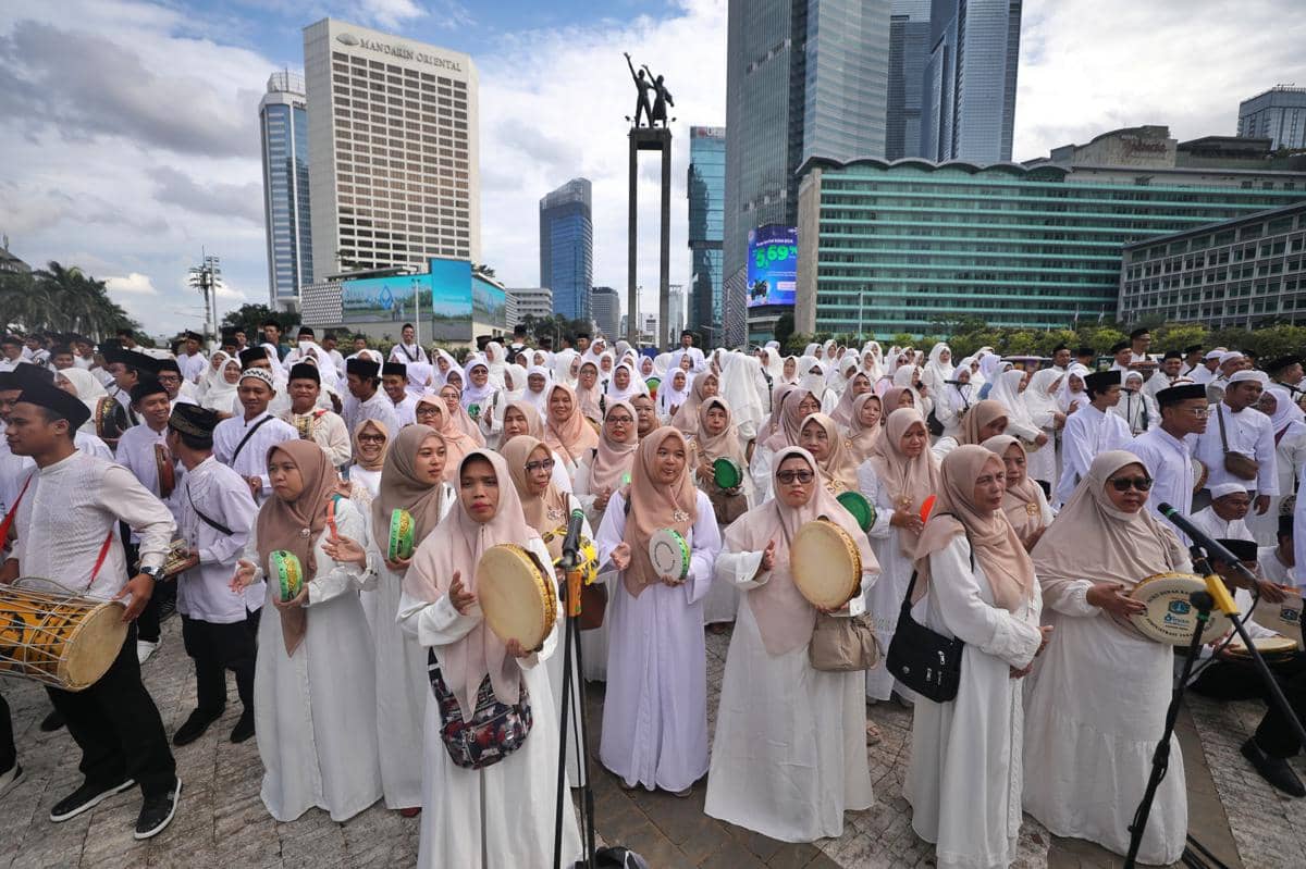 Pembukaan Jakarta Ramadan Festival 2026 di Bundaran HI, Jakarta, pada Jumat (27/2/2026). (Website. jakarta.go.id)