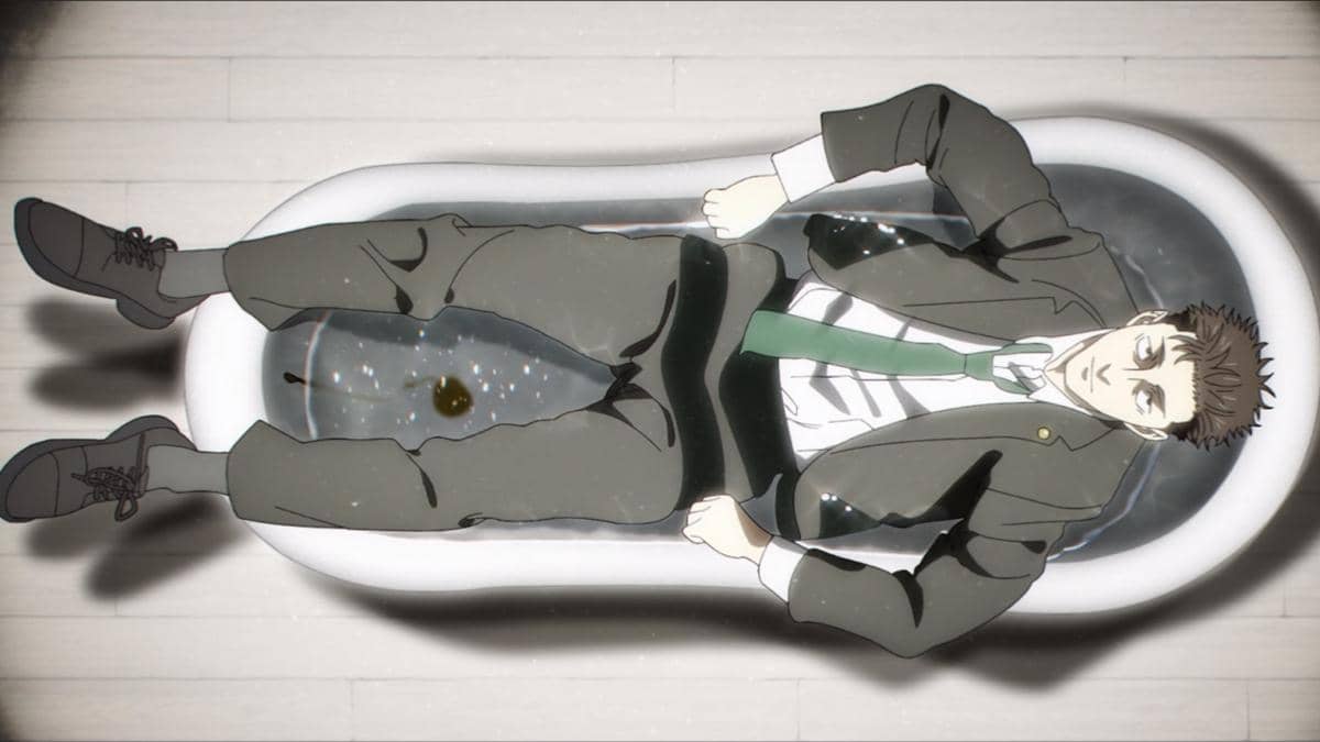 Higuruma berendam saat dilihat dari atas - Jujutsu Kaisen S3