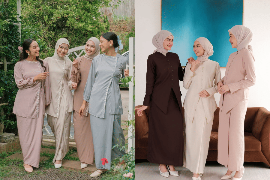 7 Ide Baju Kurung Melayu untuk Lebaran, Brand Lokal Memikat!