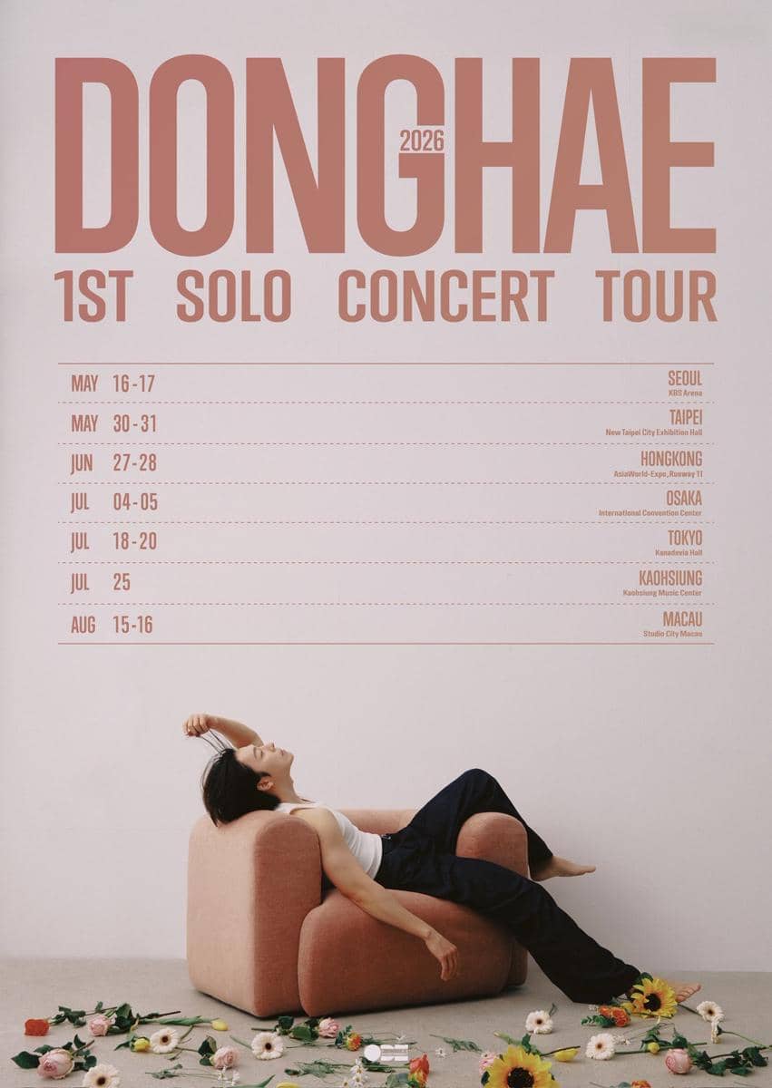 poster 2026 Donghae 1st Solo Concert Tour