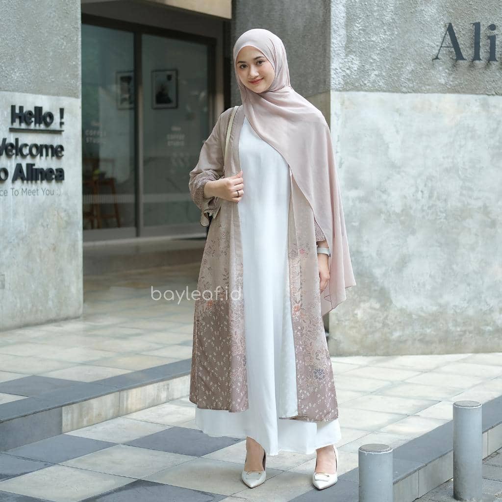 Bayleaf.id Miranda Emily Long Outer Motif Bunga