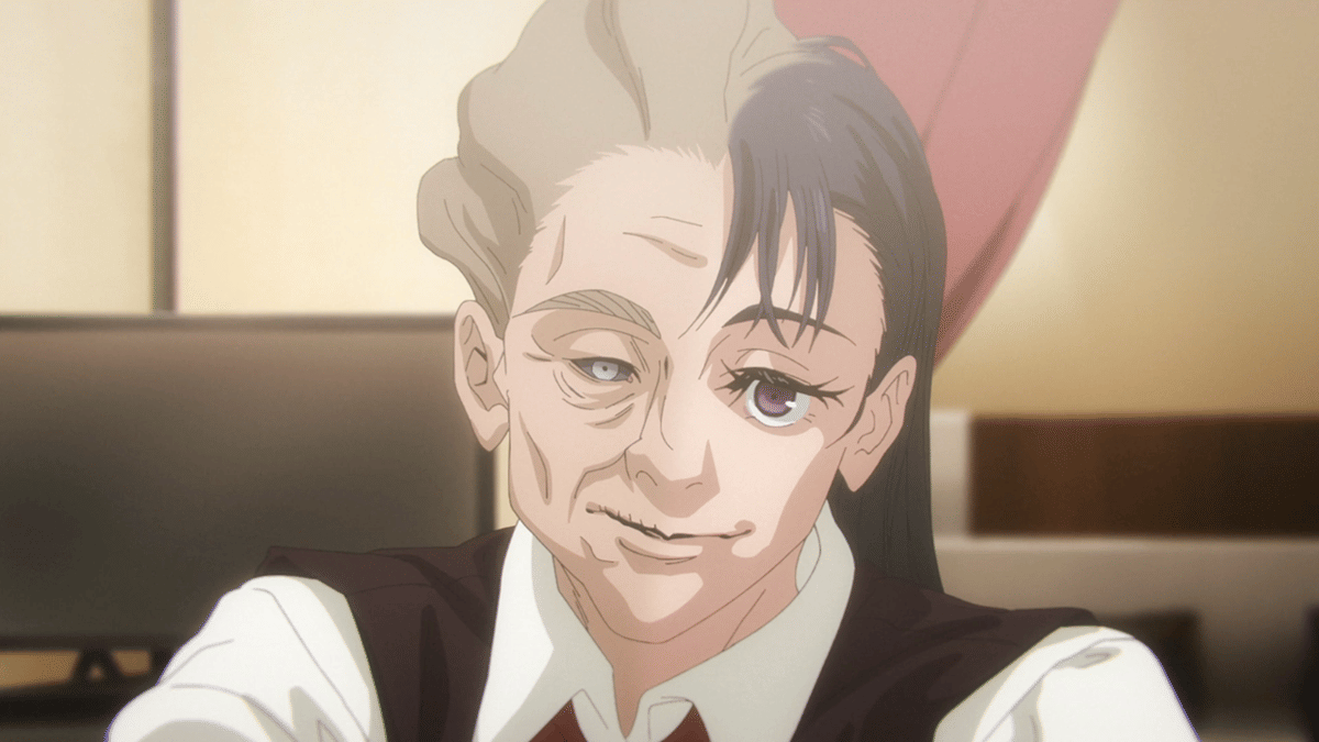 Nenek Ogami menjadikan dirinya medium.