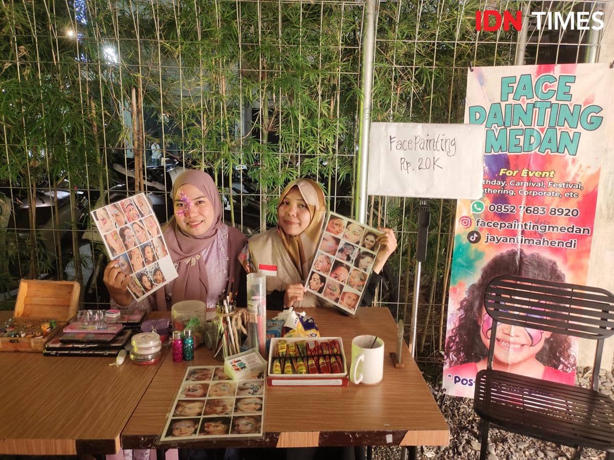 Jayanti Mahendi Buka Booth Face Painting Medan di Hotel Hingga Kafe