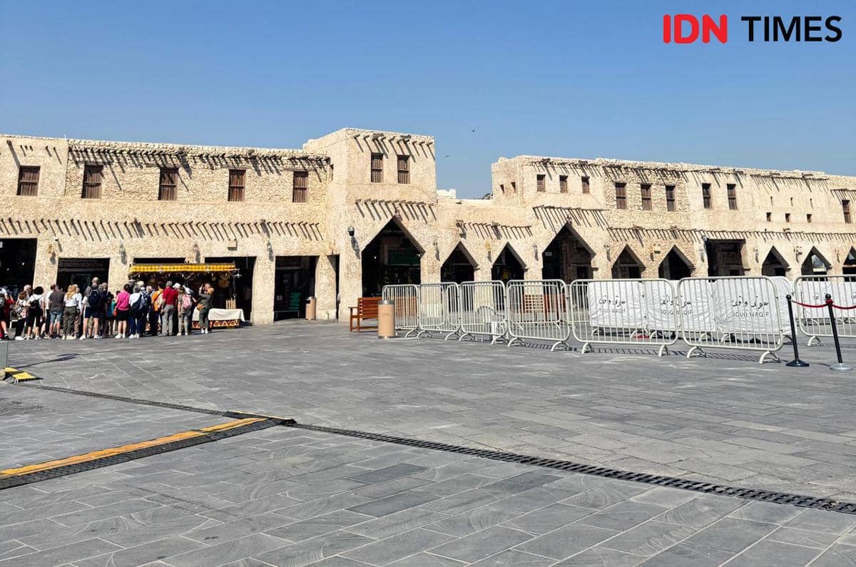 Suasana di Doha, Qatar. (IDN Times/Vadhia Lidyana)