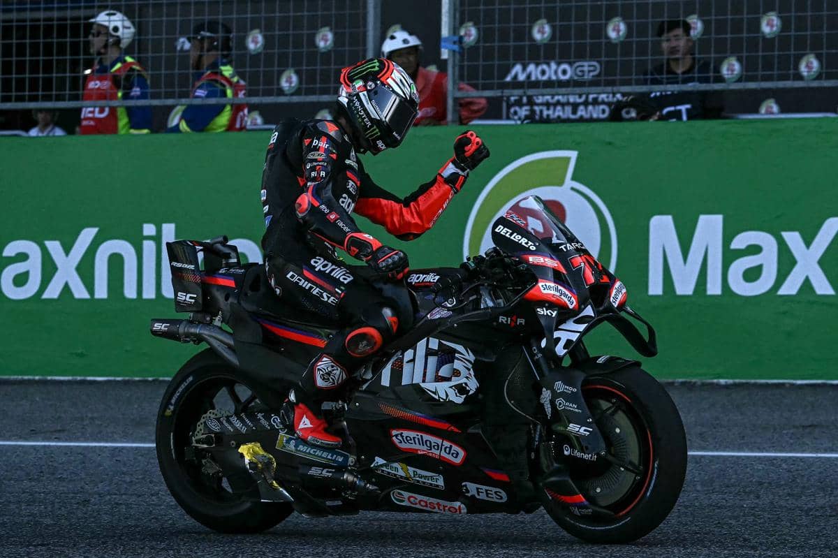 Hasil MotoGP Thailand 2026: Bezzecchi Juara, Marquez Gagal Finish