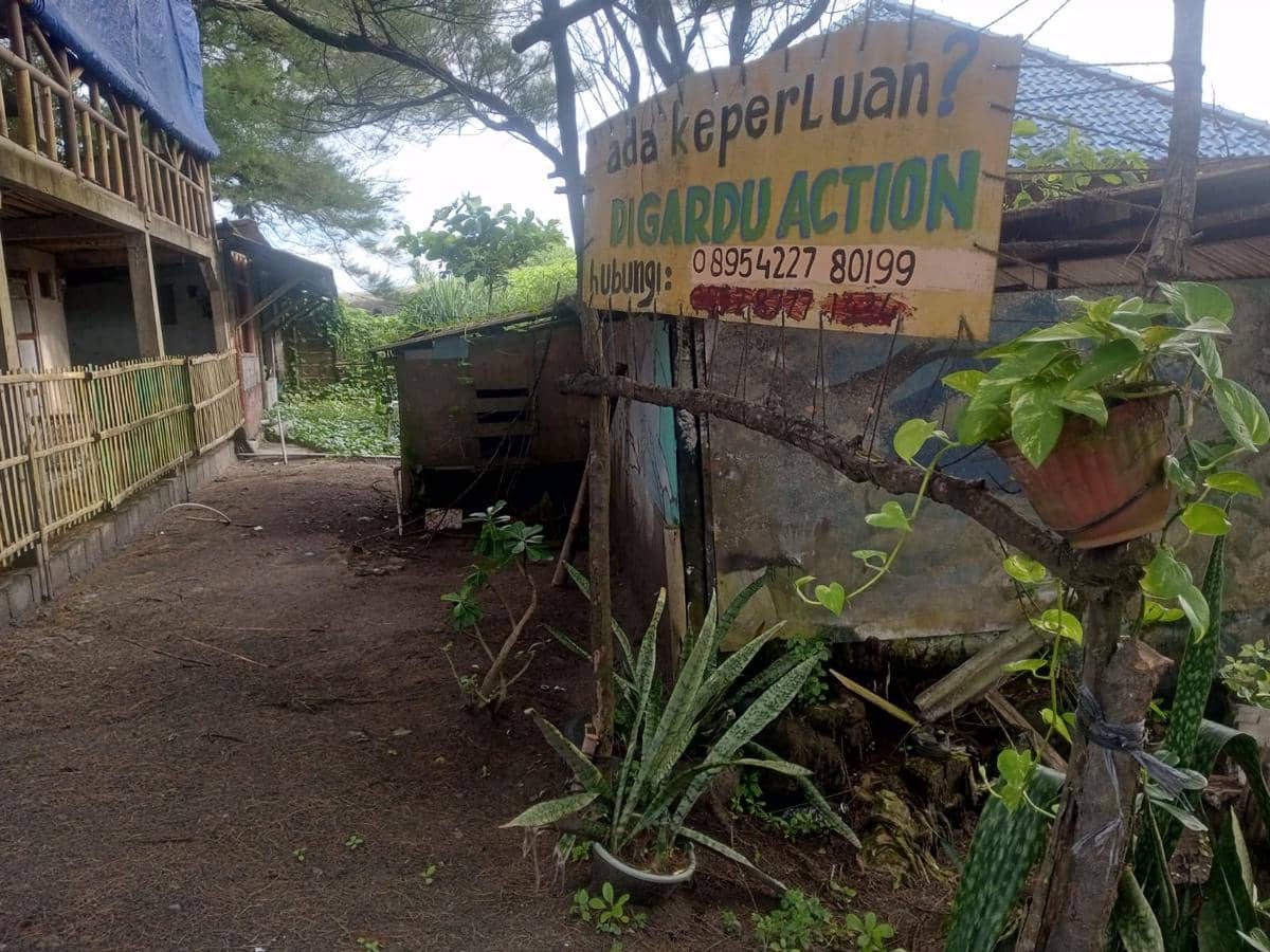 Gardu Action di Pantai Parangkusumo Bantul