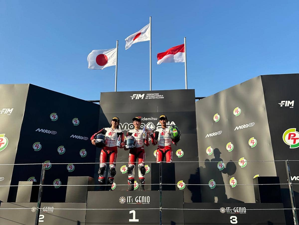 Bintang Pranata Sukma Raih Podium Ketiga Moto4 Asia Cup di Thailand