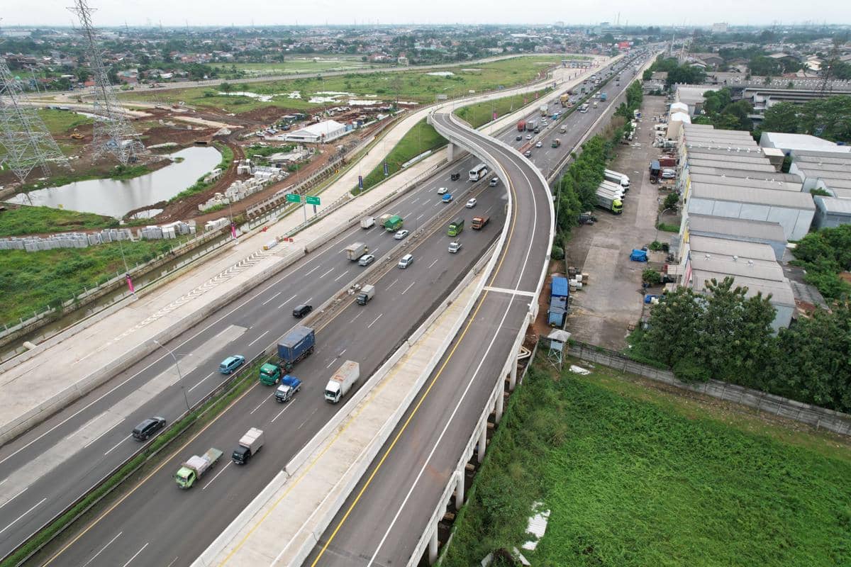 Pembangunan akses tol Bitung 3 KM 25