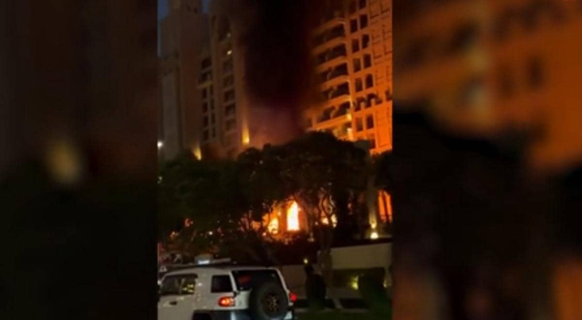 Hotel Fairmont The Palm Dubai Terbakar dalam Serangan Iran