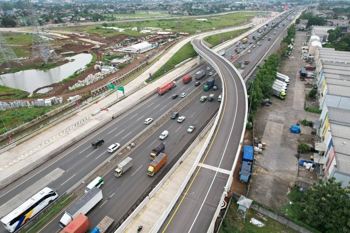 Pembangunan akses tol Bitung 3 KM 25