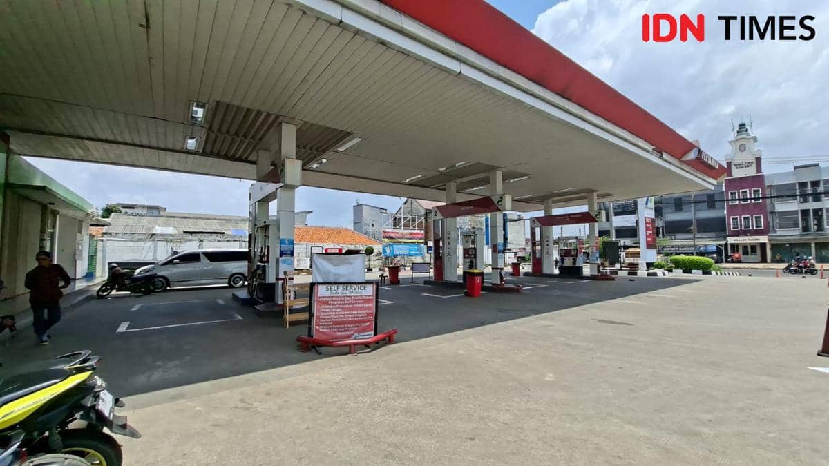 SPBU Jalan Ir H Juanda (Bulak kapal), Kota Bekasi. (IDN Times/Imam Faishal) 