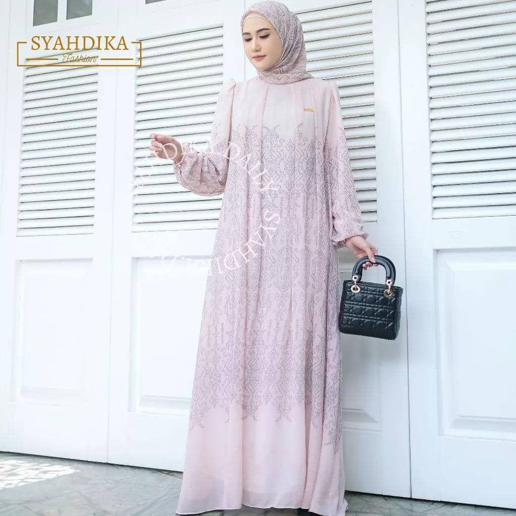 ilustrasi gamis bini orang