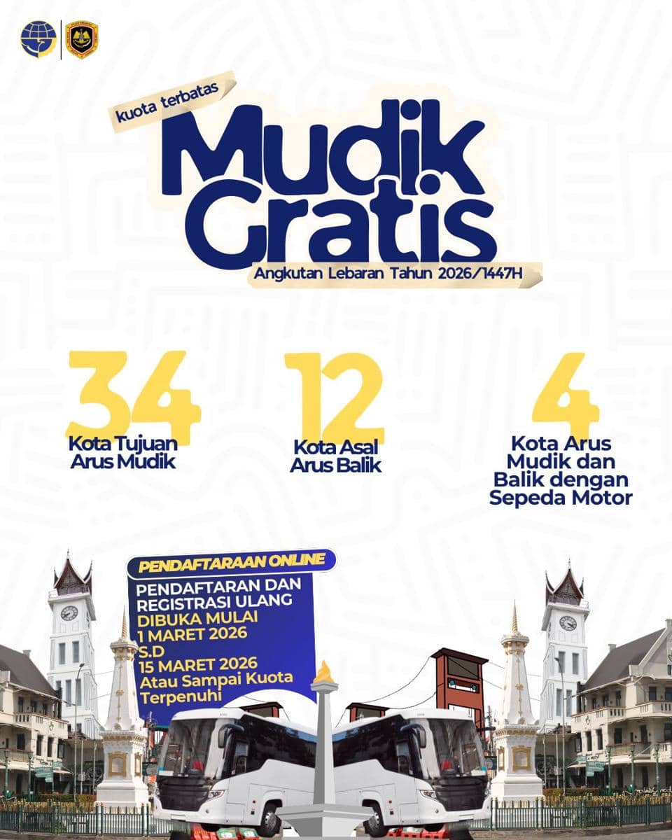 Mudik Gratis Kemenhub 2026, Begini Cara Daftarnya! 
