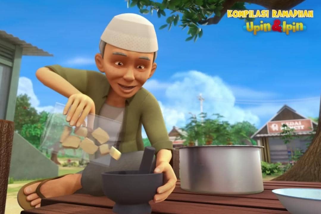 4 Hidangan Buatan Tok Dalang saat Ramadan di Serial Upin & Ipin