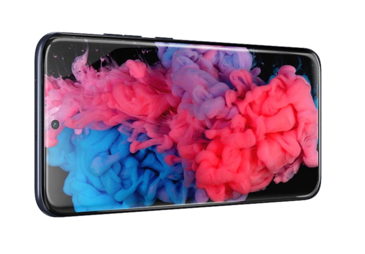 tampilan sisi depan Motorola Edge 70 Fusion