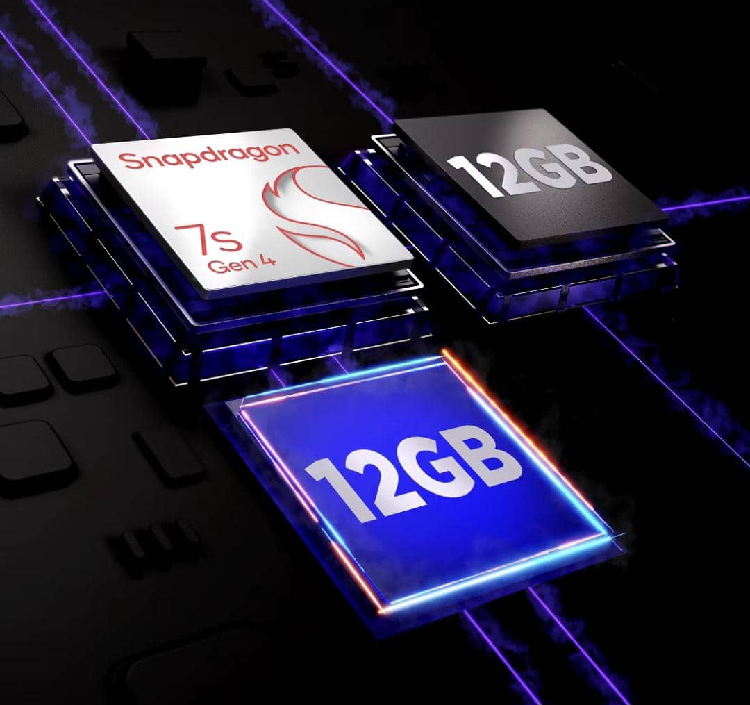 ilustrasi dapur pacu Motorola Edge 70 Fusion dengna CPU Qualcomm Snapdragon 7s Gen 4