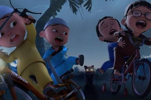 cuplikan kartun Upin & Ipin