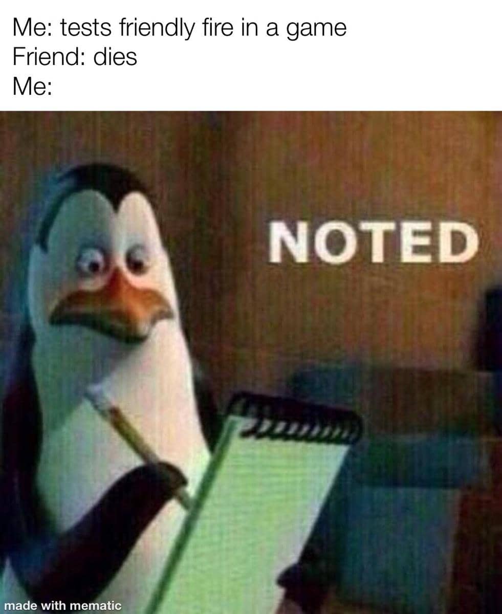 meme bermain game FPS