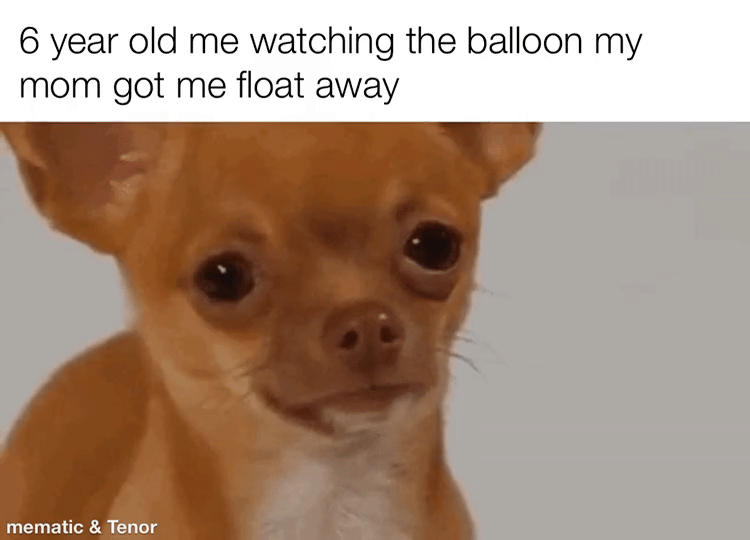 8 Meme Kocak tentang Balon, Sedih karena Terbang Sendiri