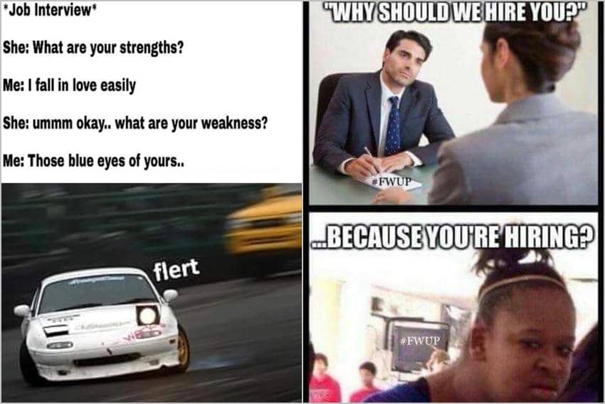 8 Meme Jawaban Ngawur saat Wawancara Kerja, Malah Ngegombal!