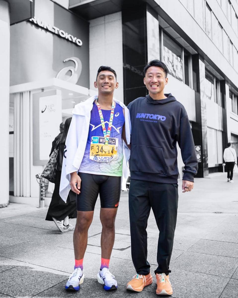 Daffa Wardhana sukses Tokyo Marathon 2026