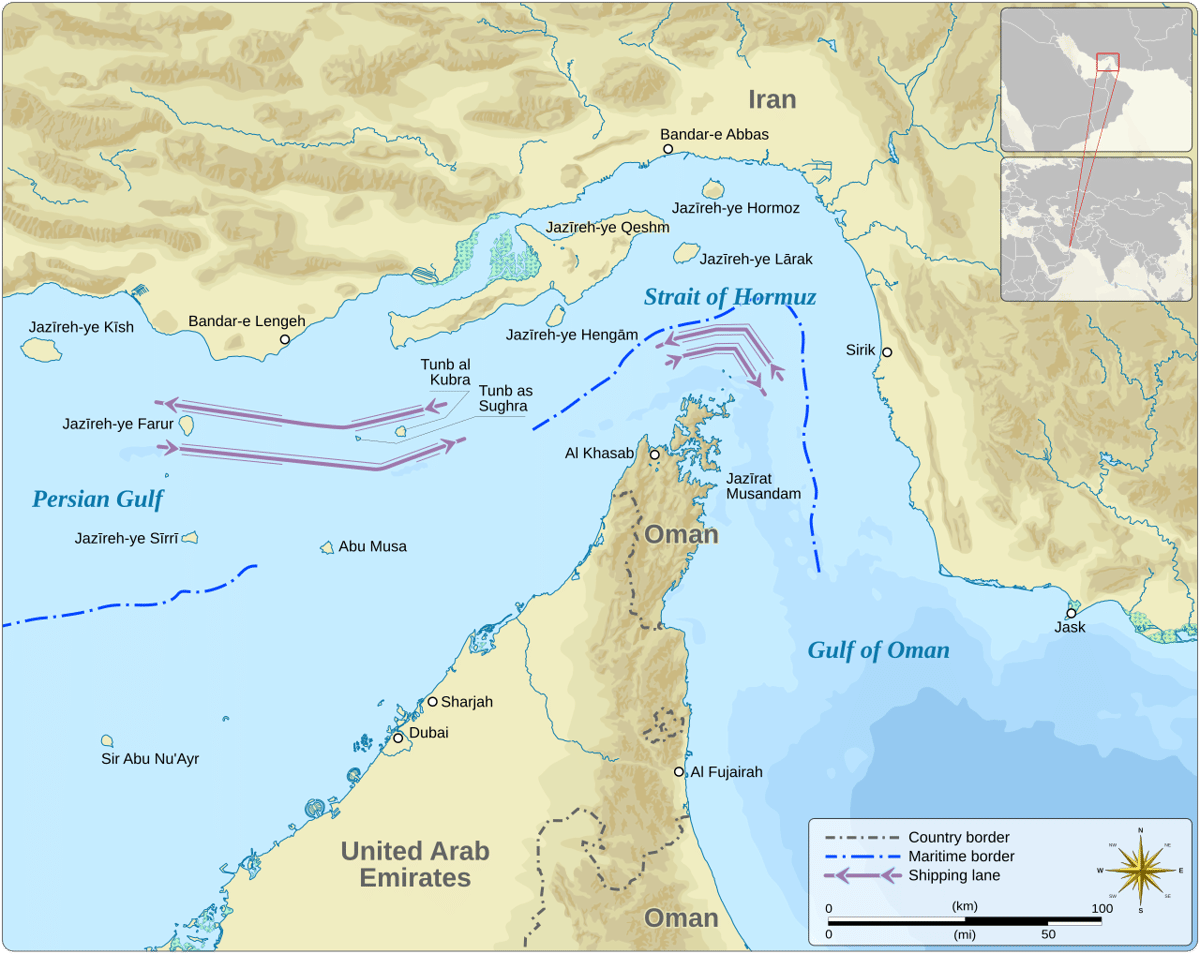 Selat Hormuz.