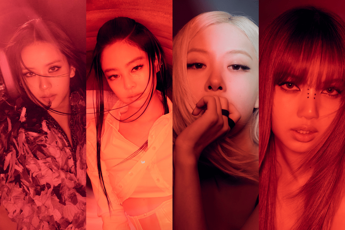 Visual poster BLACKPINK untuk album DEADLINE.