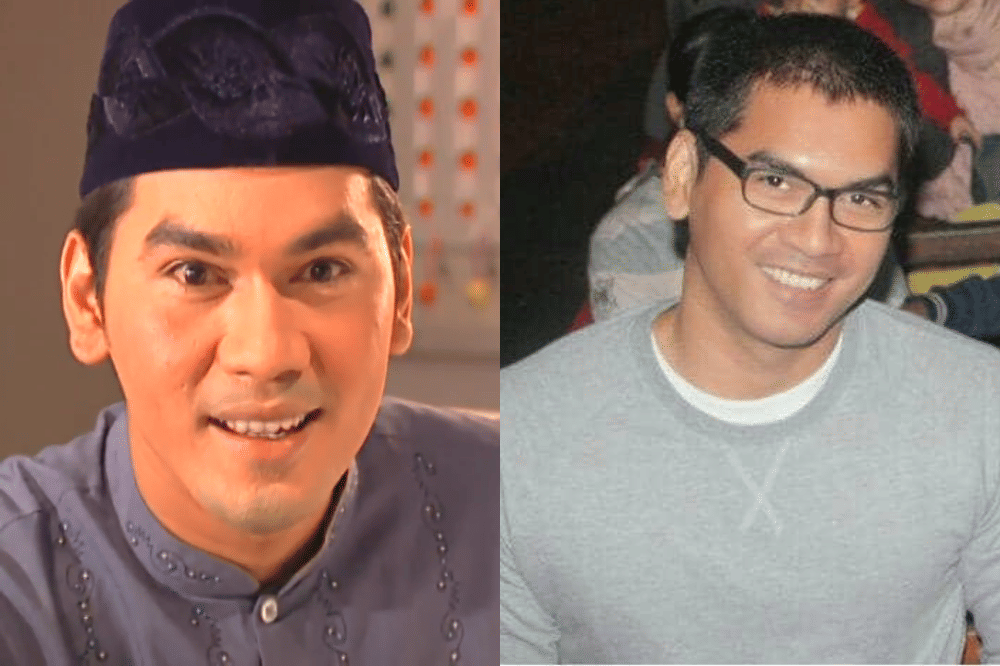 Kolase foto Hefri Olifian saat jadi Ustaz Addin di Lorong Waktu 3