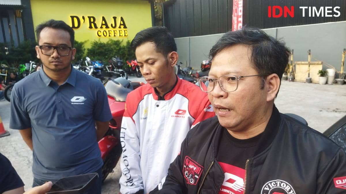 QJMOTOR resmi ekspansi ke Sumatra Utara dengan menghadirkan main dealer-nya (IDN Times/Doni Hermawan)