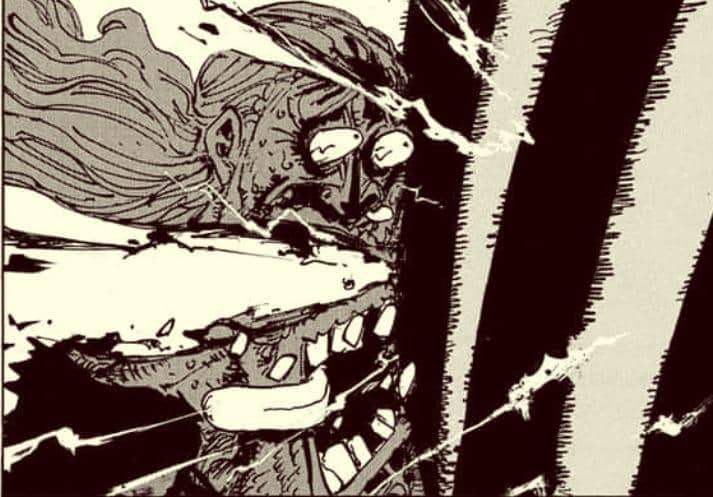 Shepherd Sommers dihajar hancur. (Dok. Shueisha, Eiichiro Oda/One Piece)