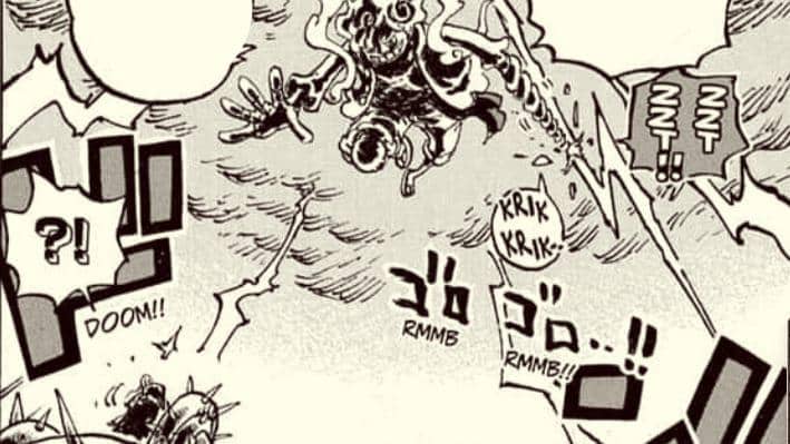 Gear 5 Luffy petir. (Dok. Shueisha, Eiichiro Oda/One Piece)