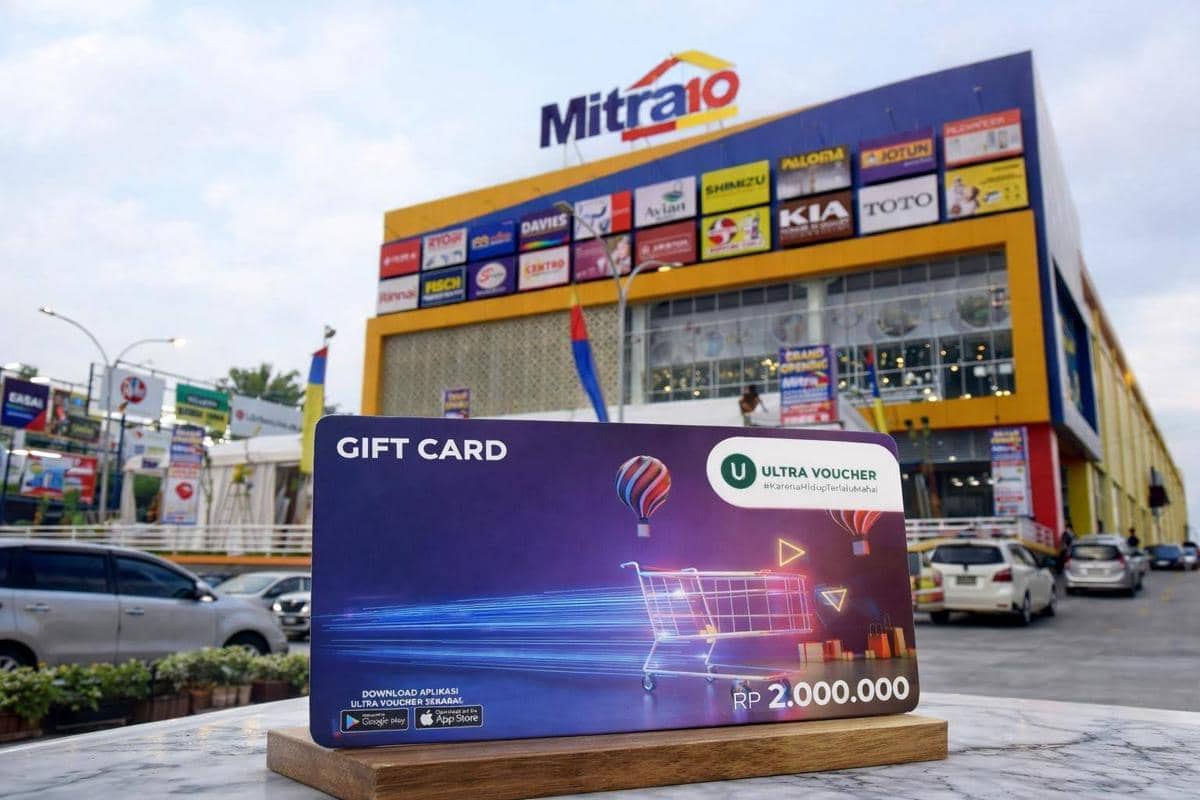 Ultra Voucher Gift Card, Pembayaran Praktis untuk Belanja di Mitra 10