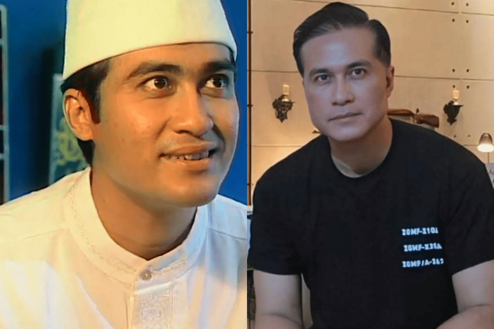 Kolase foto Adjie Pangestu saat jadi Ustaz Addin di Lorong Waktu