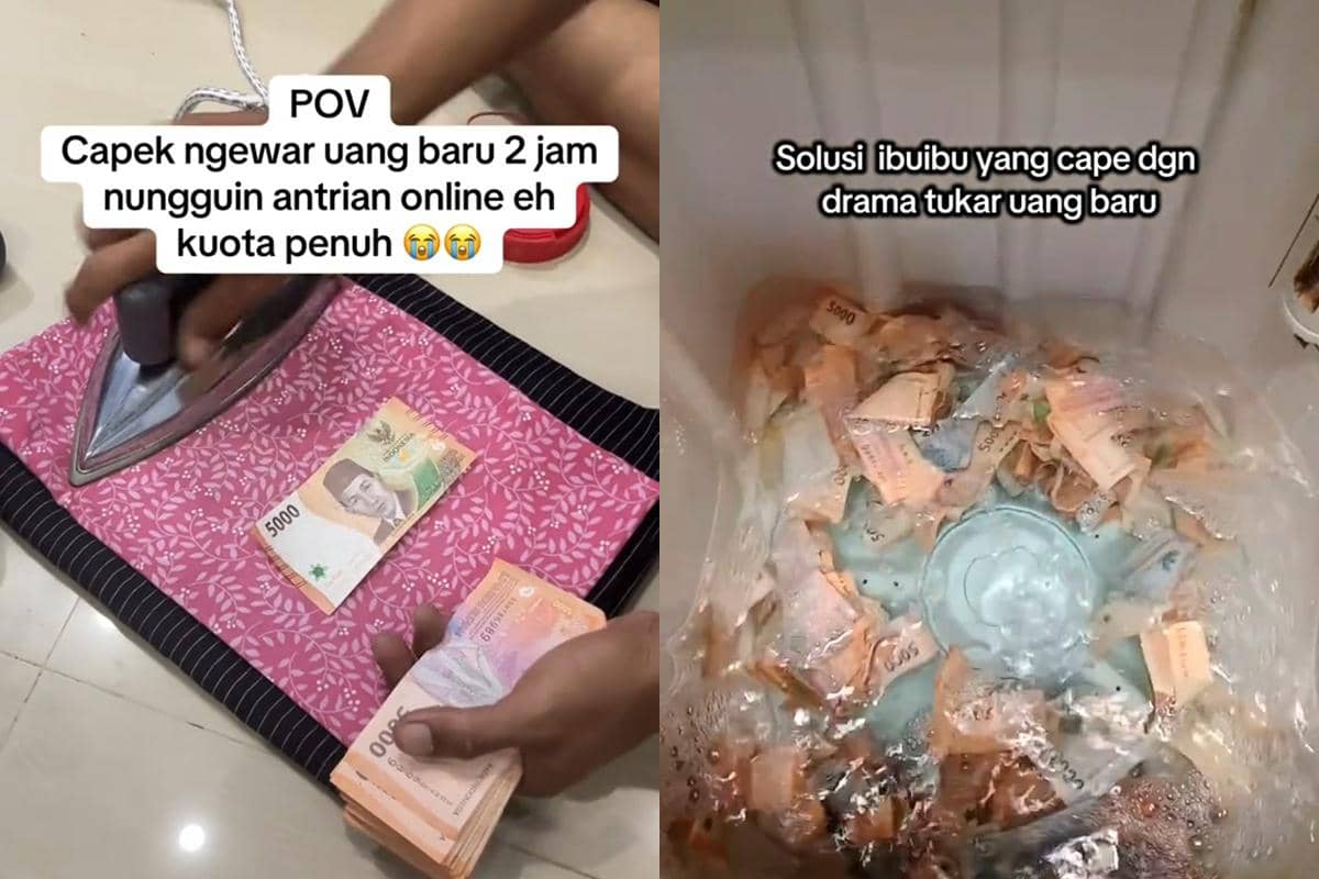 7 Meme Lucu War Tukar Uang Baru, Demi Kasih THR Bocil
