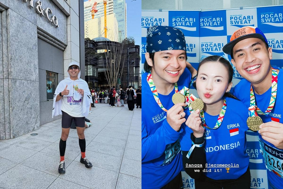 7 Artis Ikut Tokyo Marathon 2026, Angga Yunanda hingga Dokter Tirta
