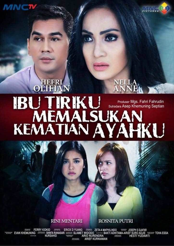 Hefri Olifian dalam poster FTV Ibu Tiriku Memalsukan Kematian Ayahku