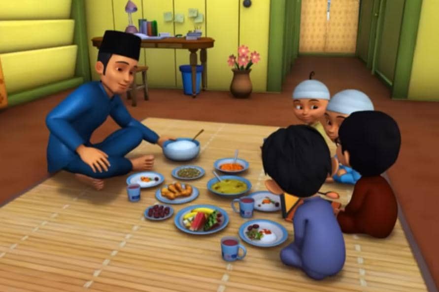 6 Tradisi Ramadan dan Lebaran Dunia Nyata yang Muncul di Upin & Ipin