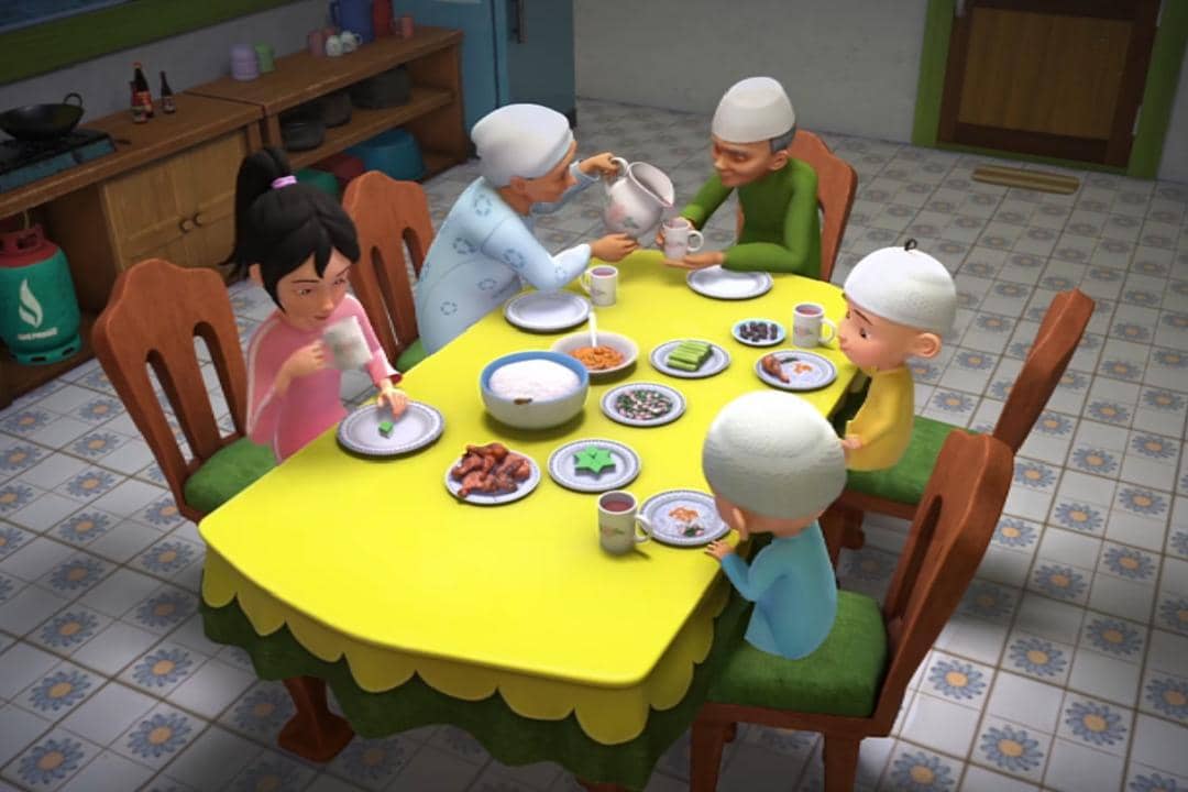 Tok Dalang ikut buka puasa bersama di rumah Opah