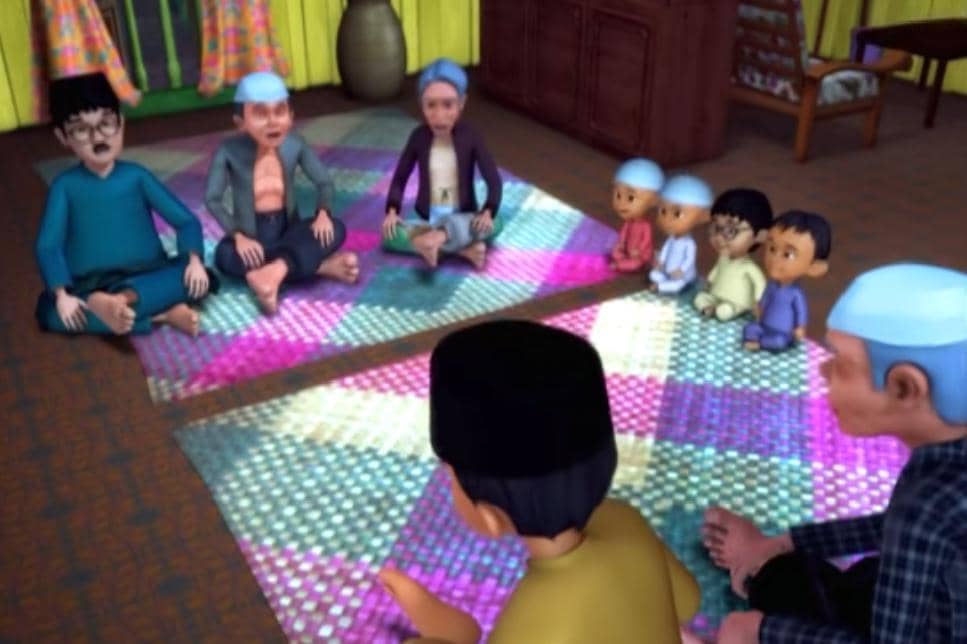 malam takbiran di rumah Opah 