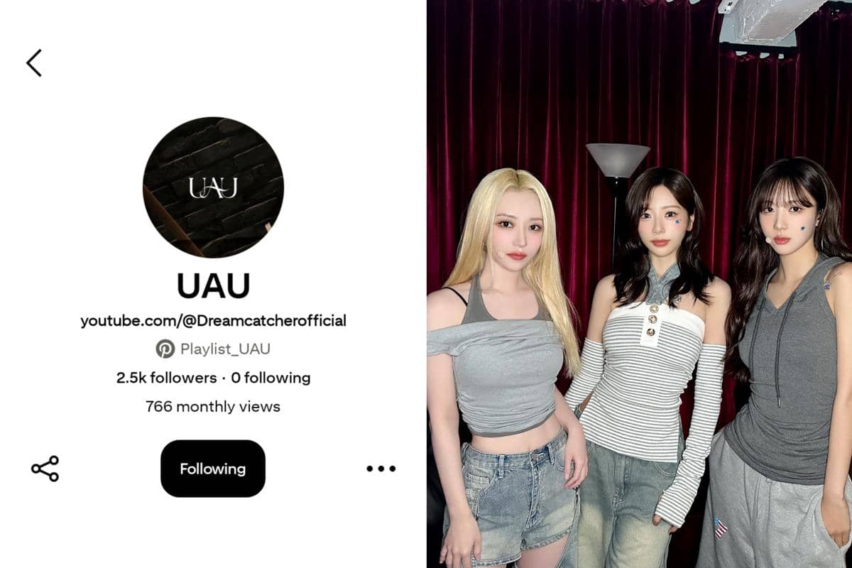 UAU dan akun Pinterest resminya