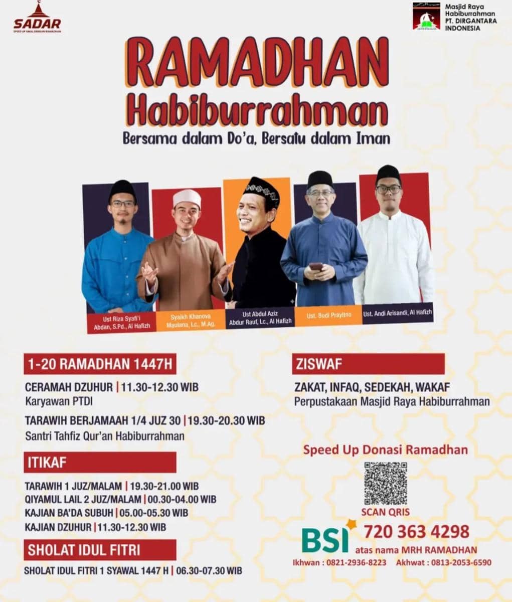 Masjid Raya Habiburrahman PTDI 