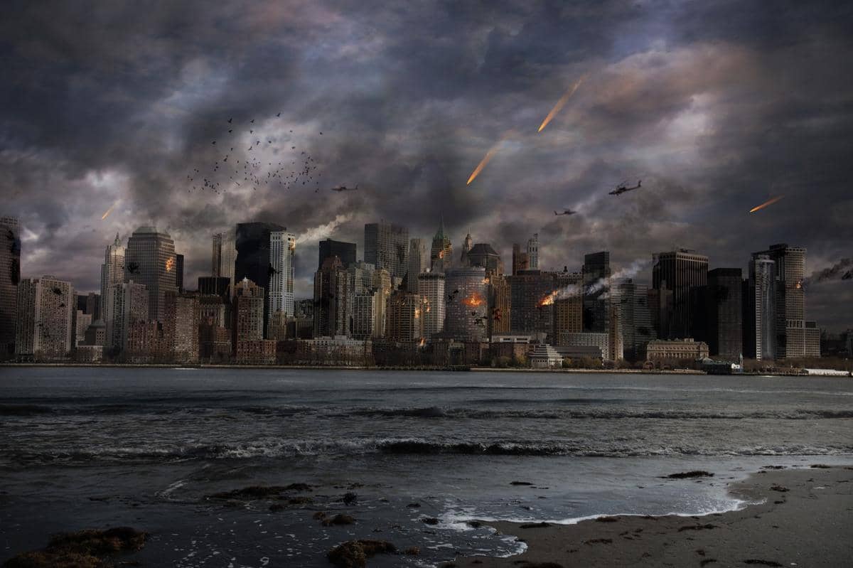 ilustrasi serangan rudal