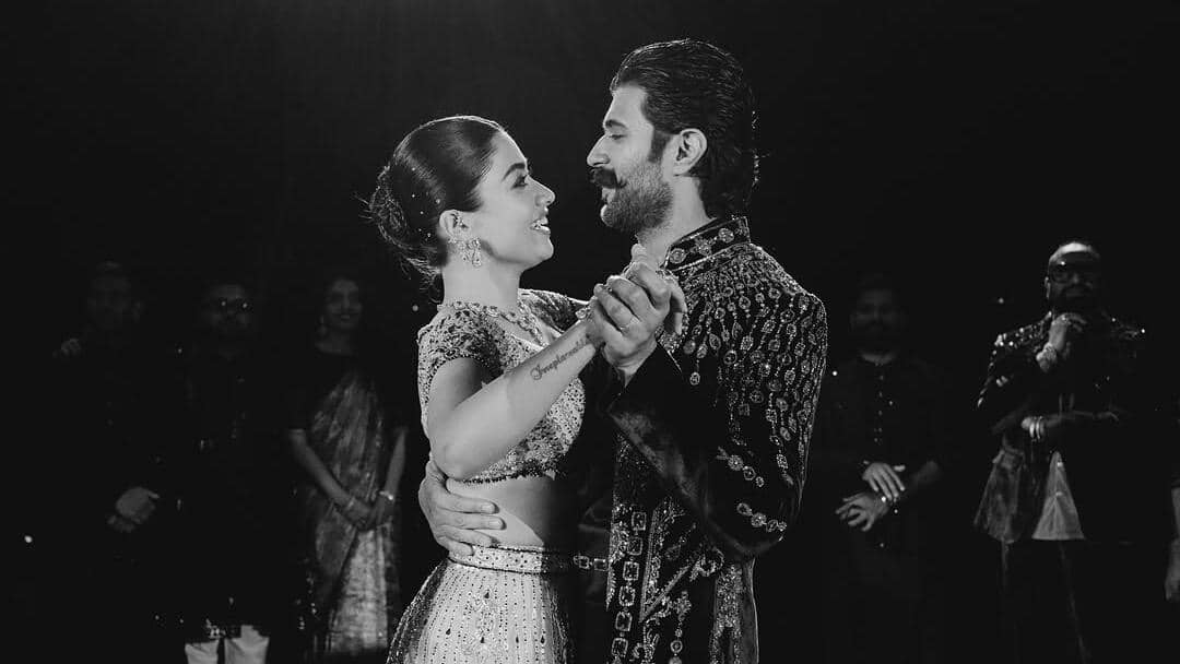 10 Potret Acara Sangeet Night Rashmika Mandanna, Meriah Pol!