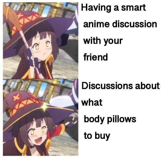 meme anime tentang merchandise