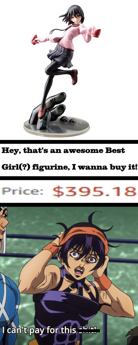 meme anime tentang merchandise