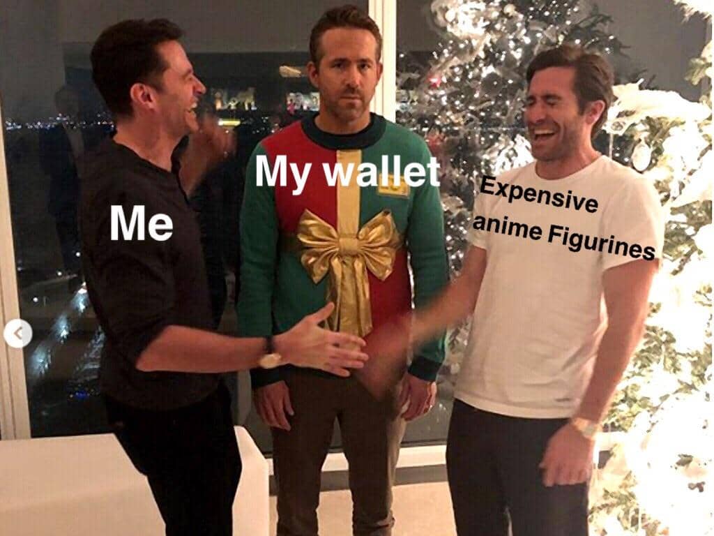 meme anime tentang dompet