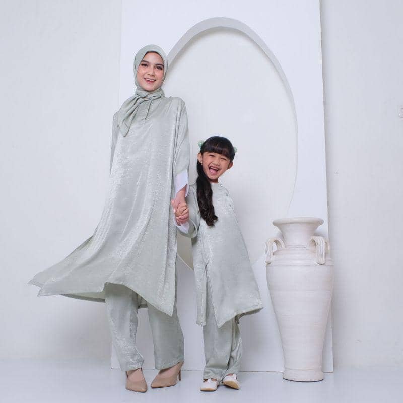 Premium Couple Mom Kids Tunik Raya