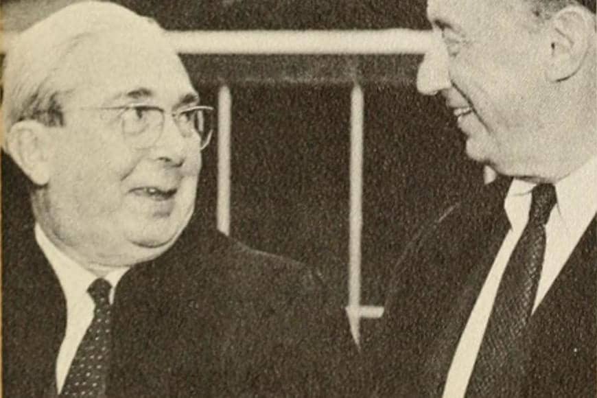 Potret Leo Szilard dengan Adlai Stevenson