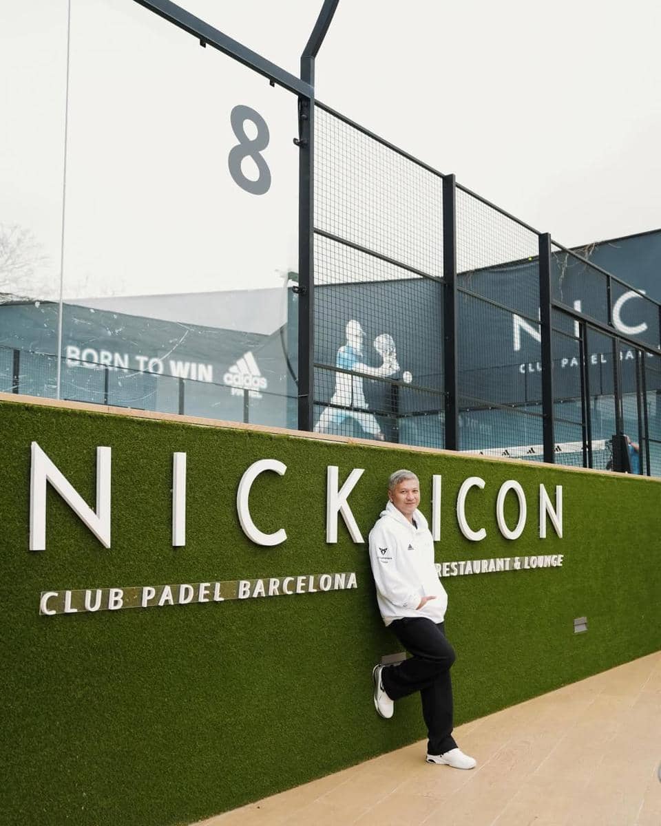 Gading Marten dan Medina main padel di Barcelona